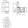 Унитаз-компакт IDEAL STANDARD Moments K312801